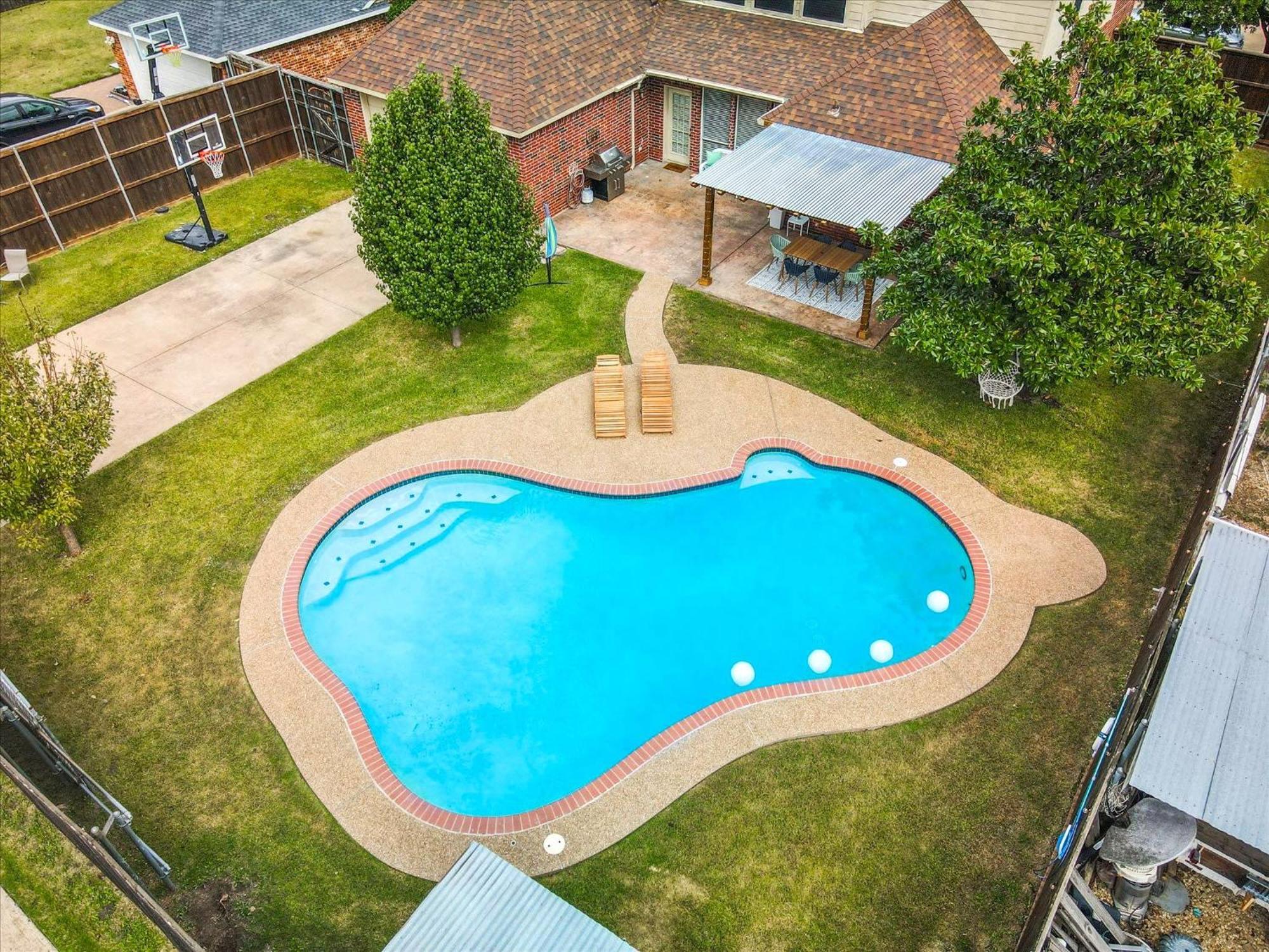 6Br 3,5Ba Home Pool, Hot Tub, Game Room -16 Guests Sachse Dış mekan fotoğraf